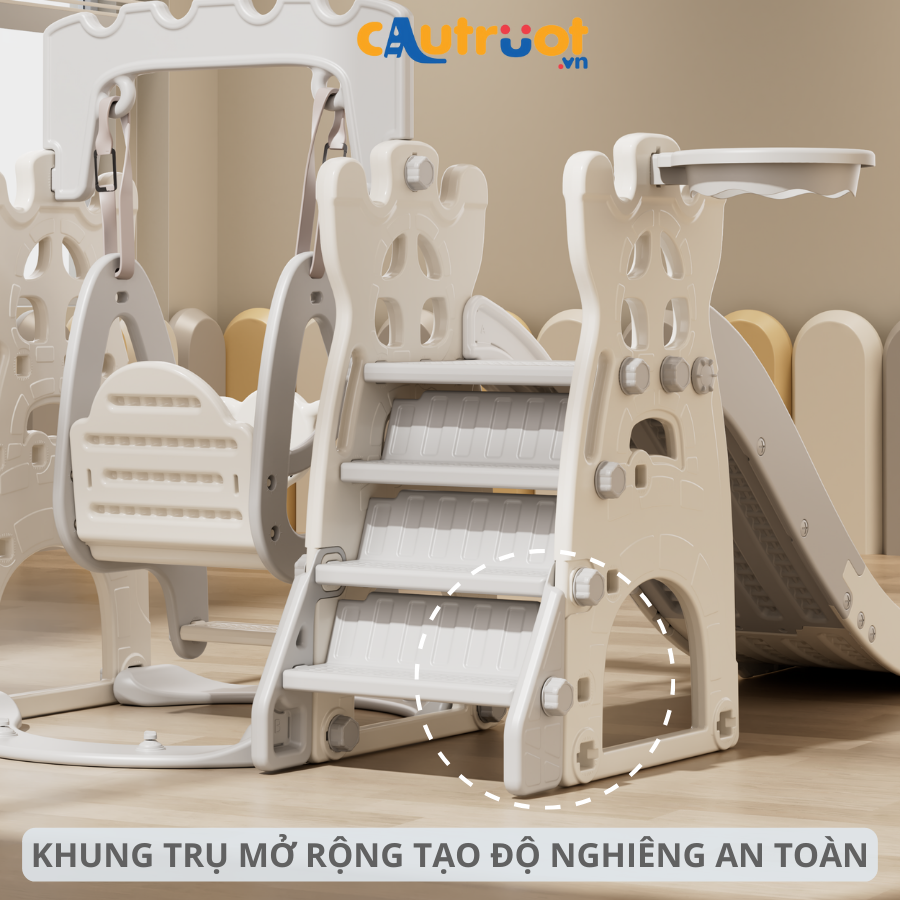 Khung trụ mở rộng tạo độ nghiêng an toàn